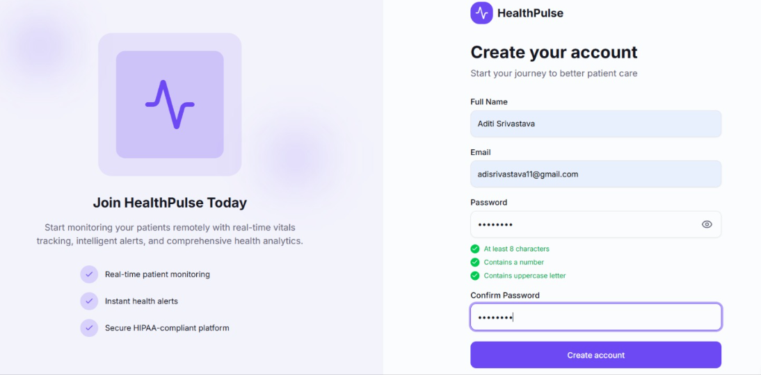 Remote Health Monitoring System